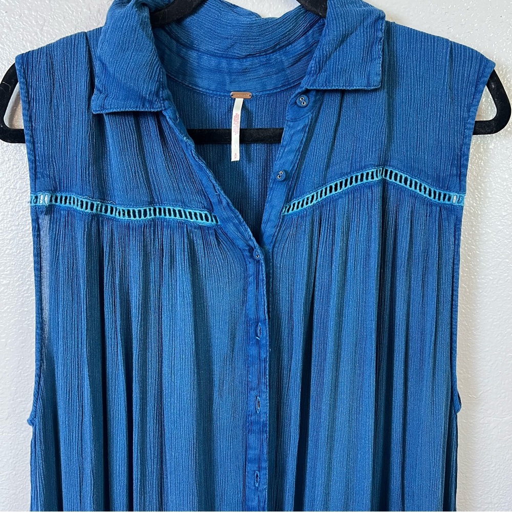 Free People Blue Maxi Dress - Picture 3 of 16
